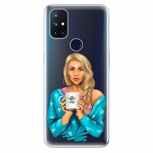 Odolné silikonové pouzdro iSaprio - Coffe Now - Blond - OnePlus Nord N10 5G obraz