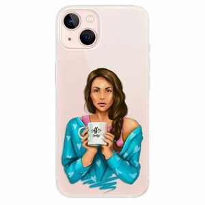 Odolné silikonové pouzdro iSaprio - Coffe Now - Brunette - iPhone 13 obraz