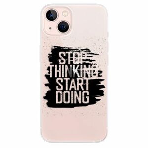 Odolné silikonové pouzdro iSaprio - Start Doing - black - iPhone 13 obraz