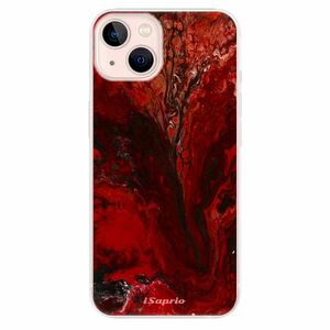 Odolné silikonové pouzdro iSaprio - RedMarble 17 - iPhone 13 obraz