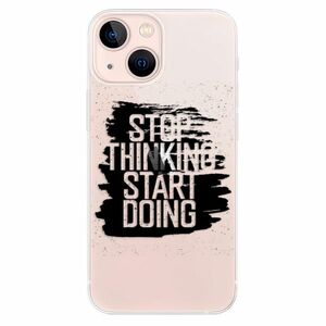 Odolné silikonové pouzdro iSaprio - Start Doing - black - iPhone 13 mini obraz