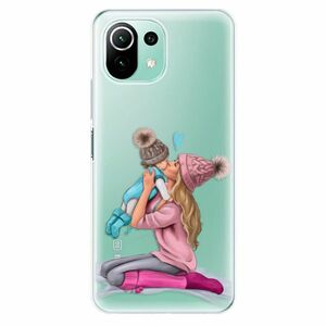 Odolné silikonové pouzdro iSaprio - Kissing Mom - Blond and Boy - Xiaomi Mi 11 Lite obraz