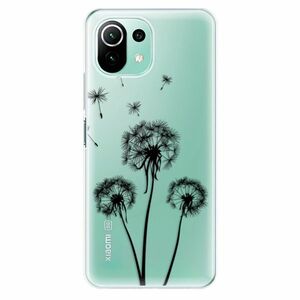 Odolné silikonové pouzdro iSaprio - Three Dandelions - black - Xiaomi Mi 11 Lite obraz