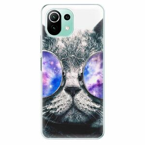 Odolné silikonové pouzdro iSaprio - Galaxy Cat - Xiaomi Mi 11 Lite obraz