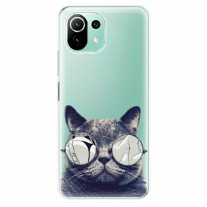 Odolné silikonové pouzdro iSaprio - Crazy Cat 01 - Xiaomi Mi 11 Lite obraz