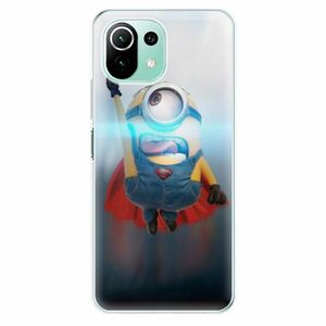 Odolné silikonové pouzdro iSaprio - Mimons Superman 02 - Xiaomi Mi 11 Lite obraz