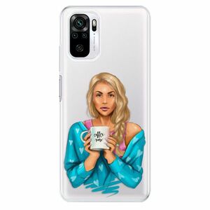 Odolné silikonové pouzdro iSaprio - Coffe Now - Blond - Xiaomi Redmi Note 10 / Note 10S obraz