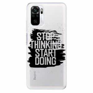 Odolné silikonové pouzdro iSaprio - Start Doing - black - Xiaomi Redmi Note 10 / Note 10S obraz