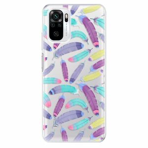 Odolné silikonové pouzdro iSaprio - Feather Pattern 01 - Xiaomi Redmi Note 10 / Note 10S obraz