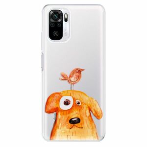 Odolné silikonové pouzdro iSaprio - Dog And Bird - Xiaomi Redmi Note 10 / Note 10S obraz