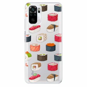 Odolné silikonové pouzdro iSaprio - Sushi Pattern - Xiaomi Redmi Note 10 / Note 10S obraz