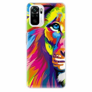 Odolné silikonové pouzdro iSaprio - Rainbow Lion - Xiaomi Redmi Note 10 / Note 10S obraz