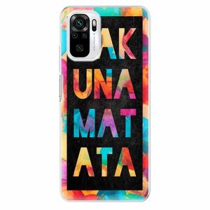 Odolné silikonové pouzdro iSaprio - Hakuna Matata 01 - Xiaomi Redmi Note 10 / Note 10S obraz