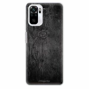 Odolné silikonové pouzdro iSaprio - Black Wood 13 - Xiaomi Redmi Note 10 / Note 10S obraz