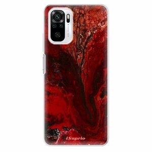 Odolné silikonové pouzdro iSaprio - RedMarble 17 - Xiaomi Redmi Note 10 / Note 10S obraz