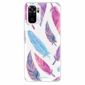 Odolné silikonové pouzdro iSaprio - Feather Pattern 10 - Xiaomi Redmi Note 10 / Note 10S obraz