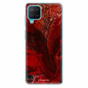 Odolné silikonové pouzdro iSaprio - RedMarble 17 - Samsung Galaxy M12 obraz