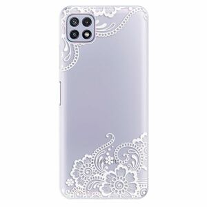 Odolné silikonové pouzdro iSaprio - White Lace 02 - Samsung Galaxy A22 5G obraz