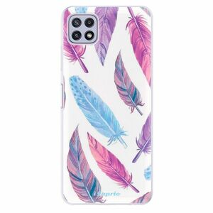 Odolné silikonové pouzdro iSaprio - Feather Pattern 10 - Samsung Galaxy A22 5G obraz