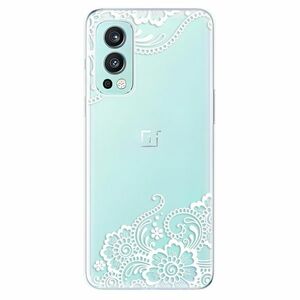 Odolné silikonové pouzdro iSaprio - White Lace 02 - OnePlus Nord 2 5G obraz