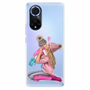 Odolné silikonové pouzdro iSaprio - Kissing Mom - Blond and Girl - Huawei Nova 9 obraz