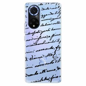 Odolné silikonové pouzdro iSaprio - Handwriting 01 - black - Huawei Nova 9 obraz