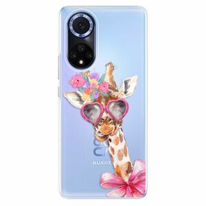 Odolné silikonové pouzdro iSaprio - Lady Giraffe - Huawei Nova 9 obraz