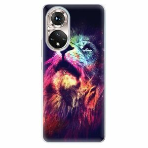 Odolné silikonové pouzdro iSaprio - Lion in Colors - Honor 50 obraz