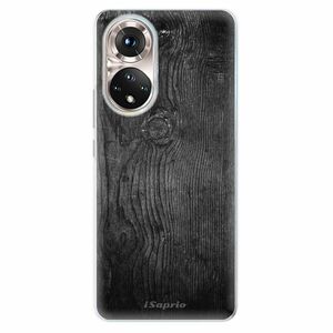 Odolné silikonové pouzdro iSaprio - Black Wood 13 - Honor 50 obraz