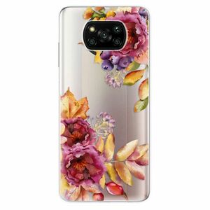 Odolné silikonové pouzdro iSaprio - Fall Flowers - Xiaomi Poco X3 Pro / X3 NFC obraz