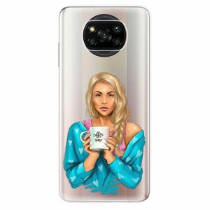 Odolné silikonové pouzdro iSaprio - Coffe Now - Blond - Xiaomi Poco X3 Pro / X3 NFC obraz