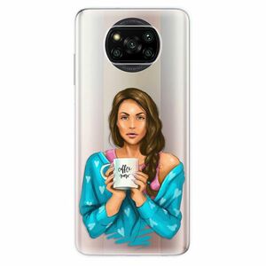 Odolné silikonové pouzdro iSaprio - Coffe Now - Brunette - Xiaomi Poco X3 Pro / X3 NFC obraz