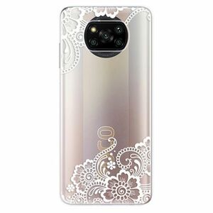 Odolné silikonové pouzdro iSaprio - White Lace 02 - Xiaomi Poco X3 Pro / X3 NFC obraz