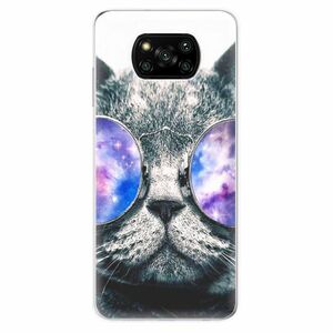 Odolné silikonové pouzdro iSaprio - Galaxy Cat - Xiaomi Poco X3 Pro / X3 NFC obraz