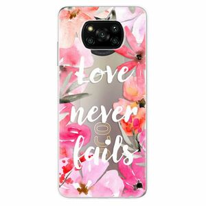 Odolné silikonové pouzdro iSaprio - Love Never Fails - Xiaomi Poco X3 Pro / X3 NFC obraz