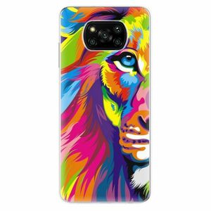 Odolné silikonové pouzdro iSaprio - Rainbow Lion - Xiaomi Poco X3 Pro / X3 NFC obraz