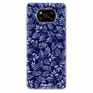 Odolné silikonové pouzdro iSaprio - Blue Leaves 05 - Xiaomi Poco X3 Pro / X3 NFC obraz