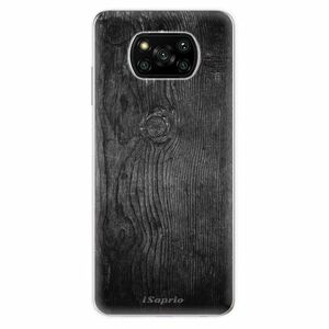 Odolné silikonové pouzdro iSaprio - Black Wood 13 - Xiaomi Poco X3 Pro / X3 NFC obraz