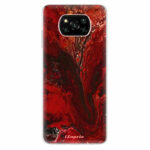 Odolné silikonové pouzdro iSaprio - RedMarble 17 - Xiaomi Poco X3 Pro / X3 NFC obraz