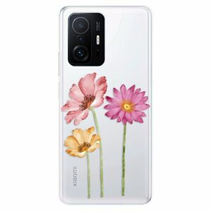 Odolné silikonové pouzdro iSaprio - Three Flowers - Xiaomi 11T / 11T Pro obraz