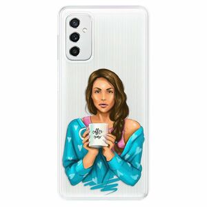 Odolné silikonové pouzdro iSaprio - Coffe Now - Brunette - Samsung Galaxy M52 5G obraz