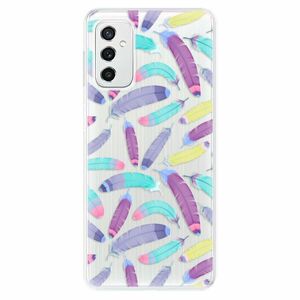 Odolné silikonové pouzdro iSaprio - Feather Pattern 01 - Samsung Galaxy M52 5G obraz