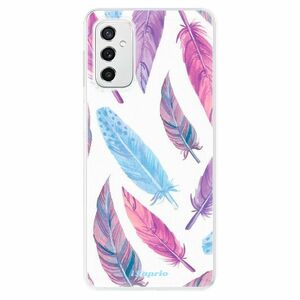 Odolné silikonové pouzdro iSaprio - Feather Pattern 10 - Samsung Galaxy M52 5G obraz