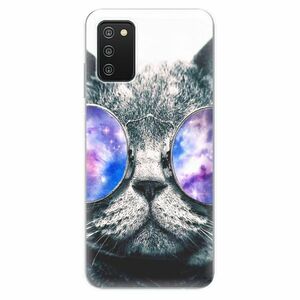 Odolné silikonové pouzdro iSaprio - Galaxy Cat - Samsung Galaxy A03s obraz