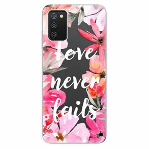 Odolné silikonové pouzdro iSaprio - Love Never Fails - Samsung Galaxy A03s obraz