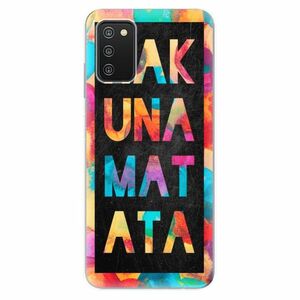 Odolné silikonové pouzdro iSaprio - Hakuna Matata 01 - Samsung Galaxy A03s obraz