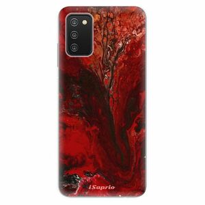 Odolné silikonové pouzdro iSaprio - RedMarble 17 - Samsung Galaxy A03s obraz