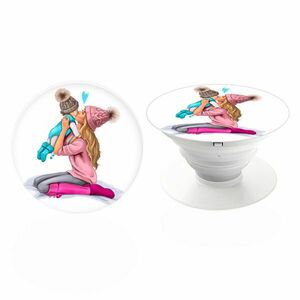 PopSocket iSaprio – Kissing Mom - Blond and Boy – držák na mobil obraz