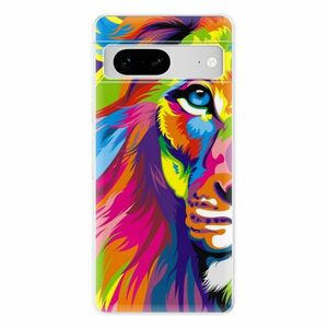 Odolné silikonové pouzdro iSaprio - Rainbow Lion - Google Pixel 7 5G obraz