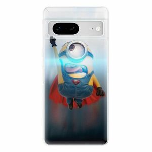 Odolné silikonové pouzdro iSaprio - Mimons Superman 02 - Google Pixel 7 5G obraz